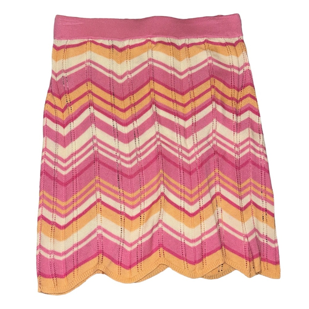 Mini knit skirt
